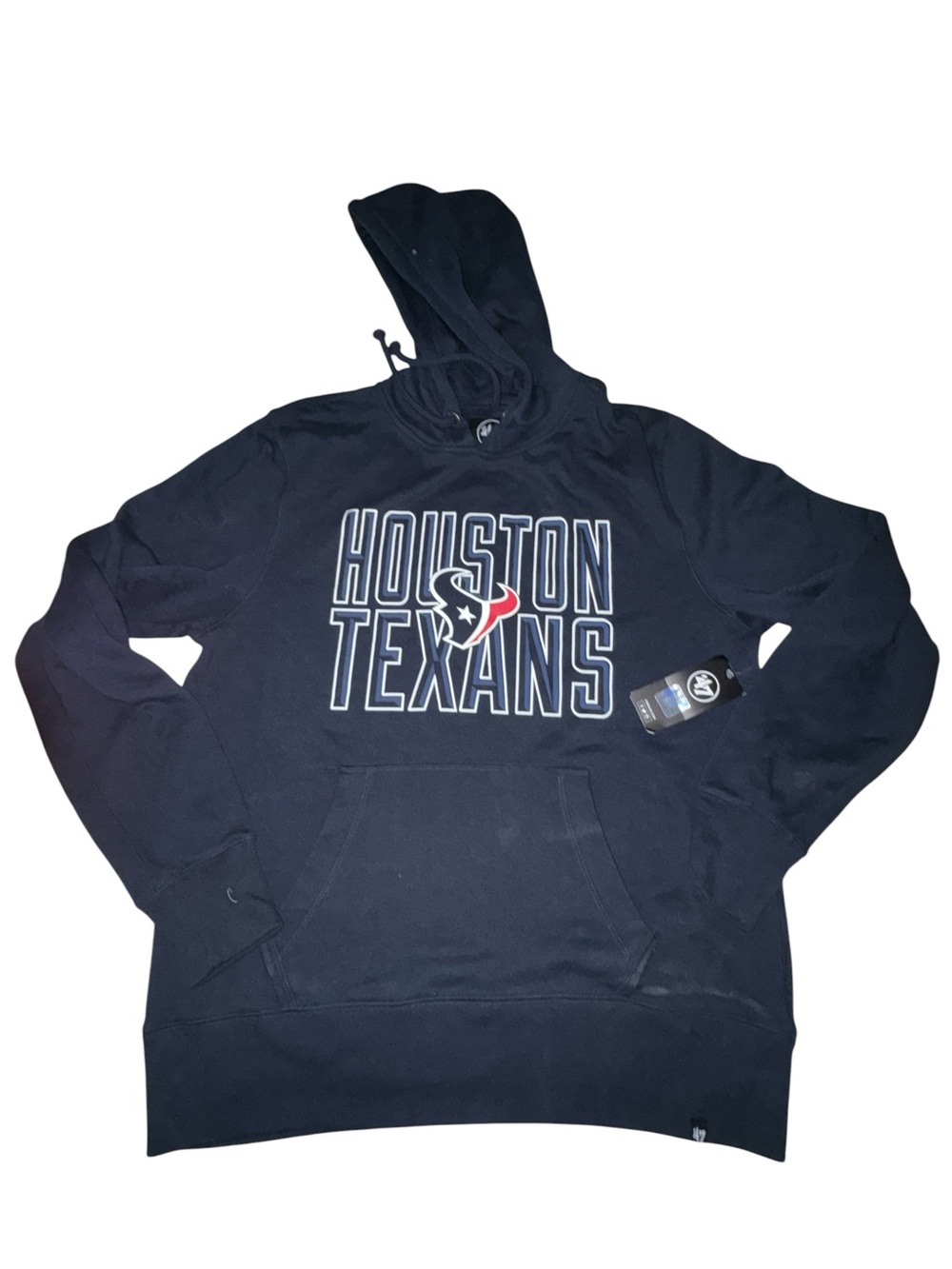 New men’s Navy Houston Texans Pullover Hoodie medium